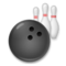 Bowling emoji on LG